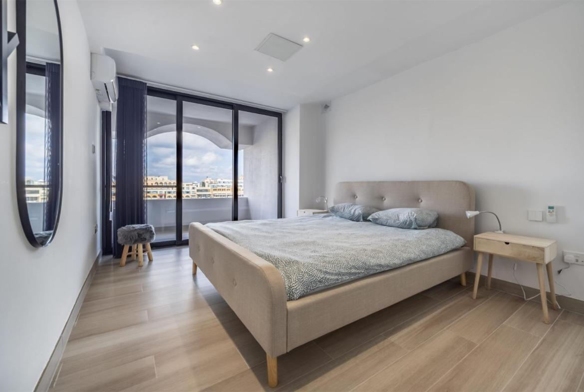 Deluxe Seaview Apartment Saint Julian's Exterior foto